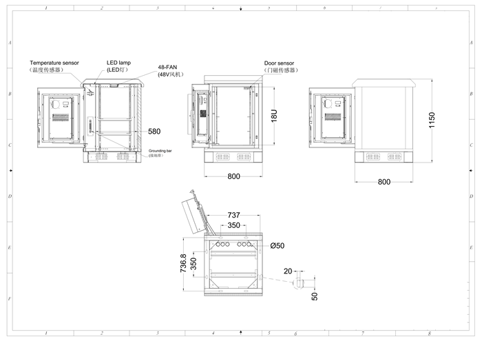 Materials of outdoor telecom cabinet